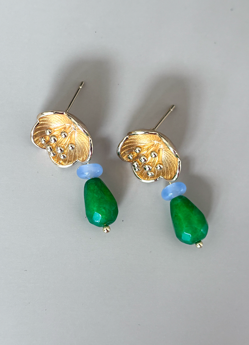 Gold Verdant Fleurs