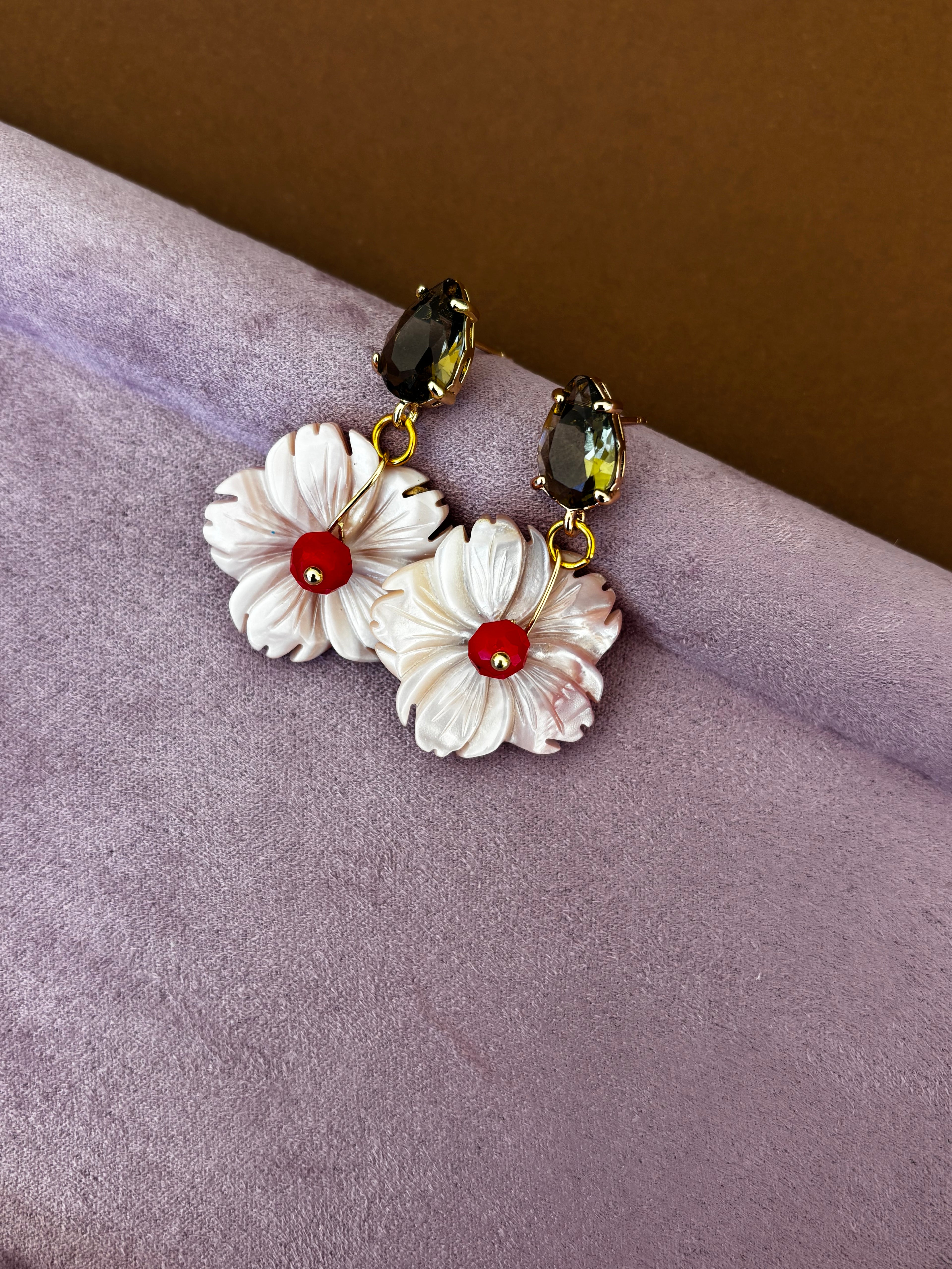 Large Pink Opaline Blossoms