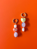 Pastel Pearl Hoops